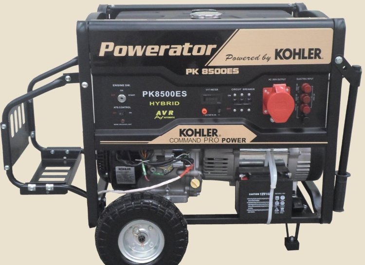 Газовый генератор Kohler PK-8500-3F, многотопливный Газовый электрогенератор KOHLER PK-8500-3F относится к числу универсальных установок, адаптированных работы газе или бензине.