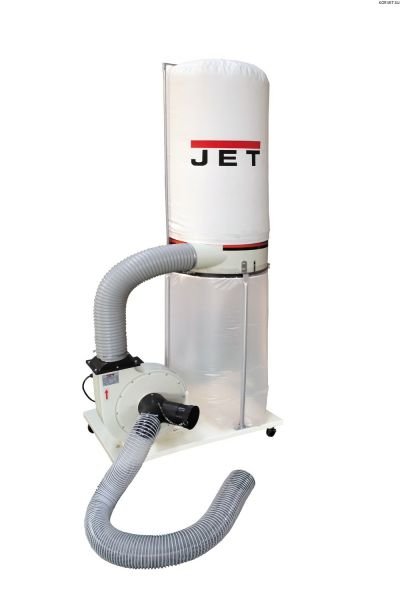 Стружкоотсос JET DC-1200T JE10001057T Вытяжная установка JET DC-1200 используют для сбора стружки и пыли от деревообрабатывающих, камнерезных, станков также может быть задействован при производстве пластиковых конструкций.
