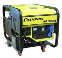 Бензиновый генератор Champion GG11000E (электростанция) / бензогенератор + ATS