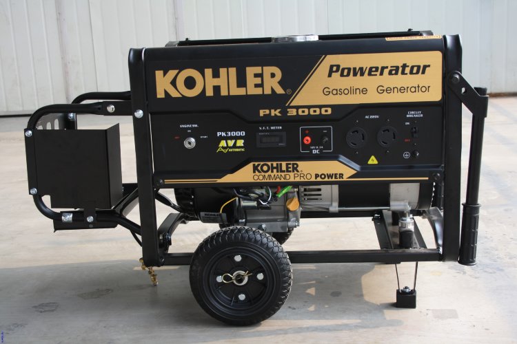 Газовый генератор Kohler PK 3000, многотопливный Возможность работы от бензина.  сжиженного и магистрального газа.