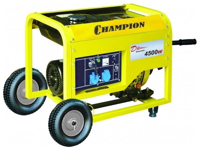 Дизельный генератор Champion DG6000E, электростанция, 5,5/6,0 кВт