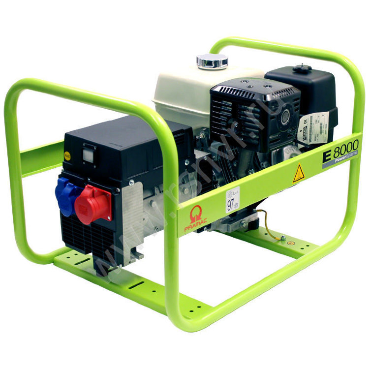 Бензиновый генератор Pramac E 8000t 3-фазный (электростанция) 